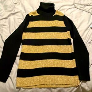Lauren Ralph Lauren Turtle Neck Striped Sweater